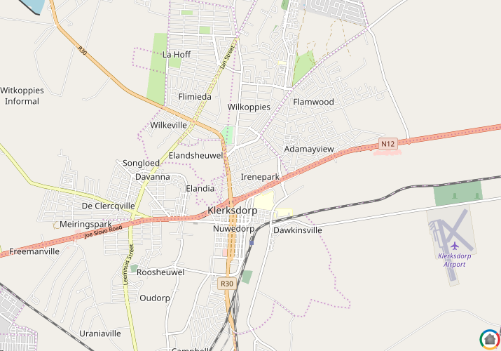Map location of Irenepark